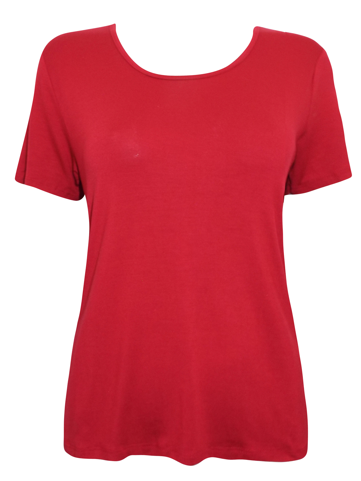 Drescott - - RED Short Sleeve Jersey Tee - Size XSmall to XXLarge