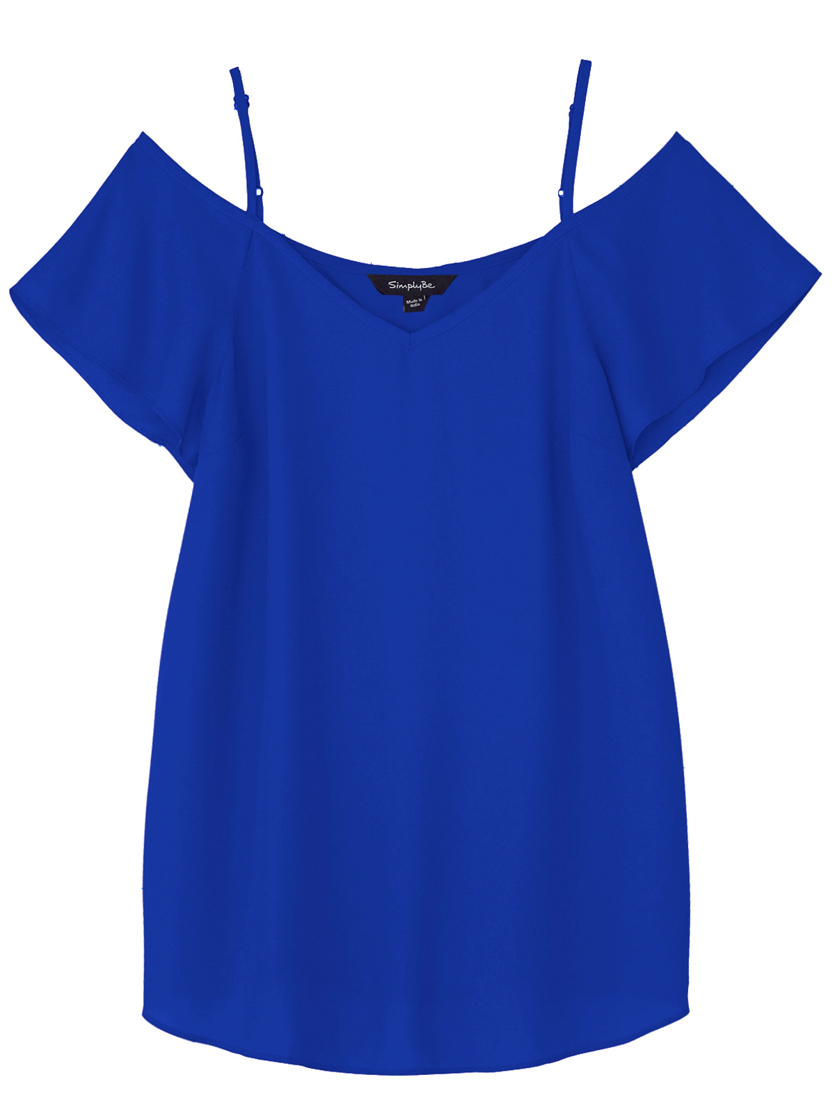Plus Size wholesale clothing by simply be - - SimplyBe BLUE Strappy Off ...