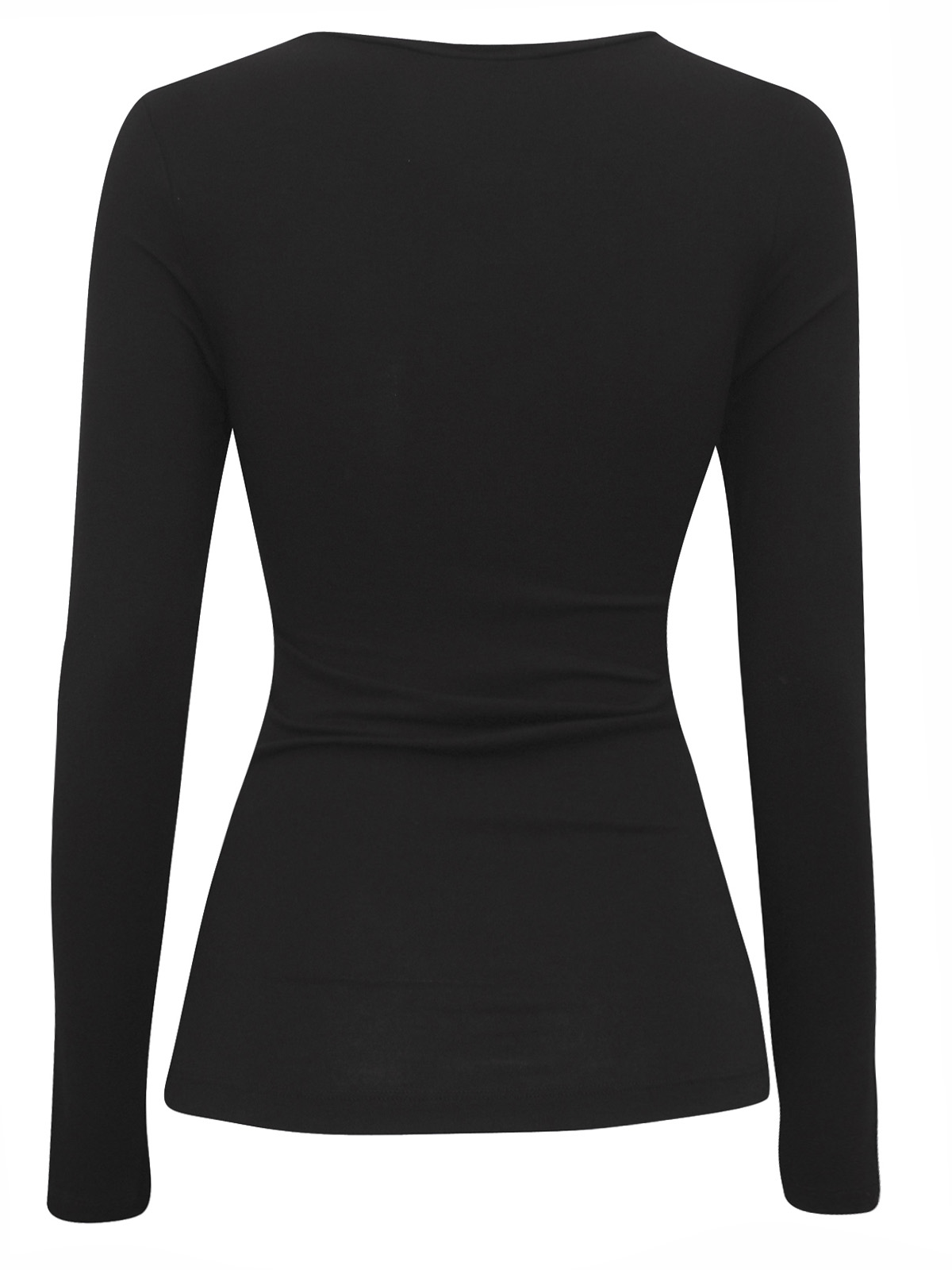 Marks and Spencer - - M&5 BLACK Heatgen Thermal Long Sleeve Top - Size 10