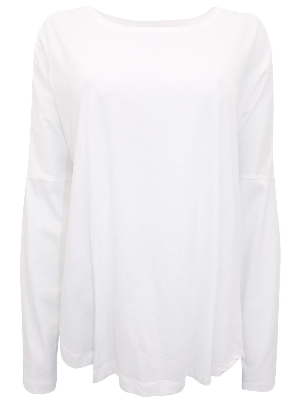 Cloth & Co - - Cloth&Co WHITE Organic Cotton Long Sleeve Top - Size 10 ...