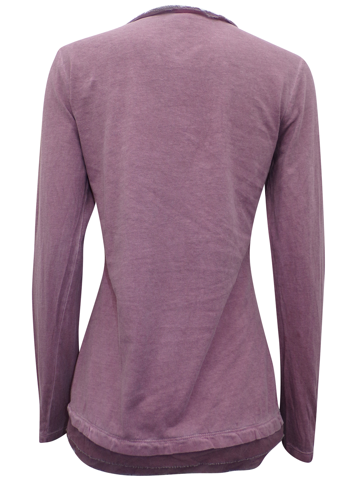 S.Oliver - Triangle - - S.Oliver PURPLE Pure Cotton Layered Trim Long ...