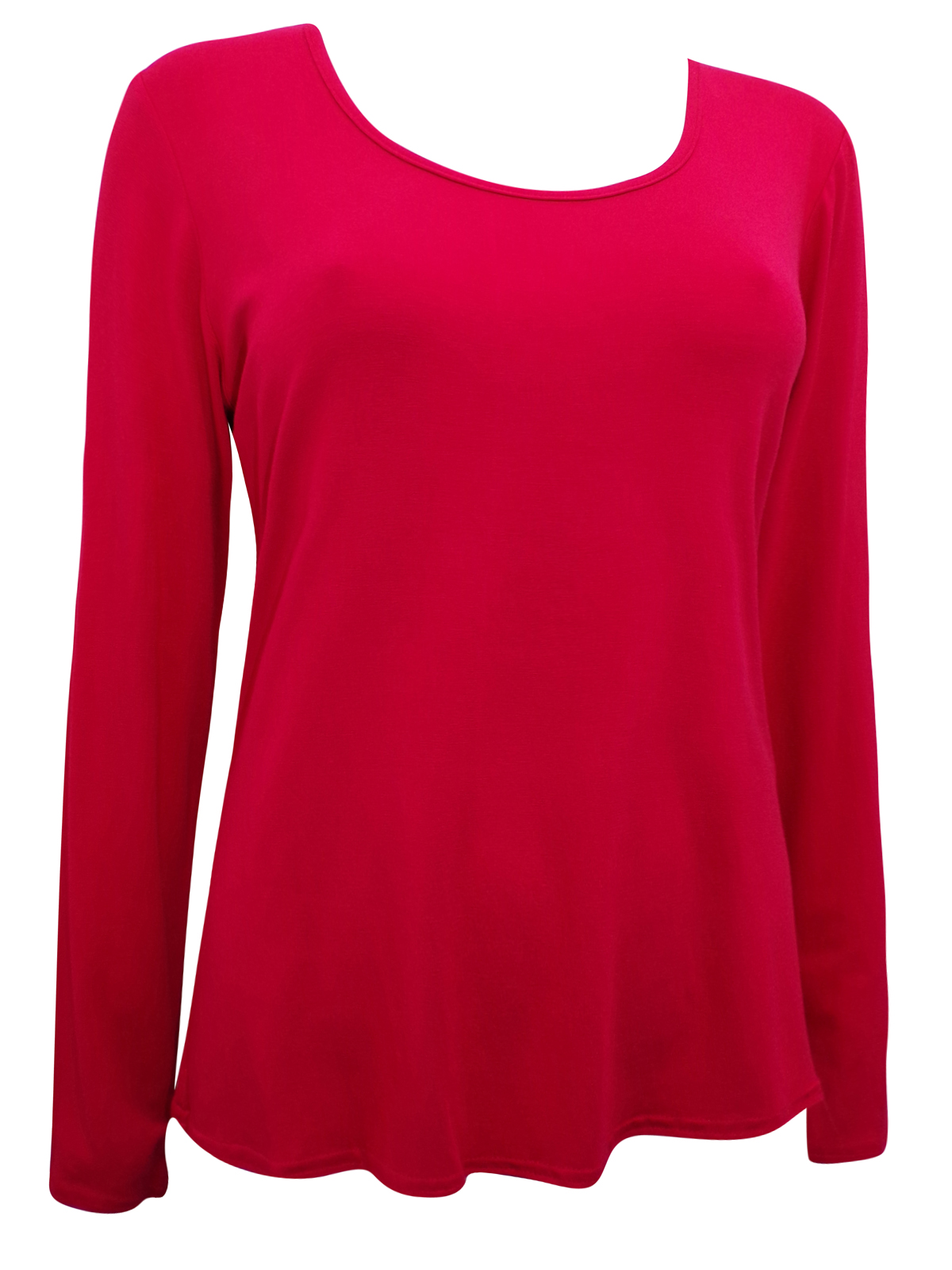 First Avenue RED Long Sleeve Jersey Top - Size Small to XLarge