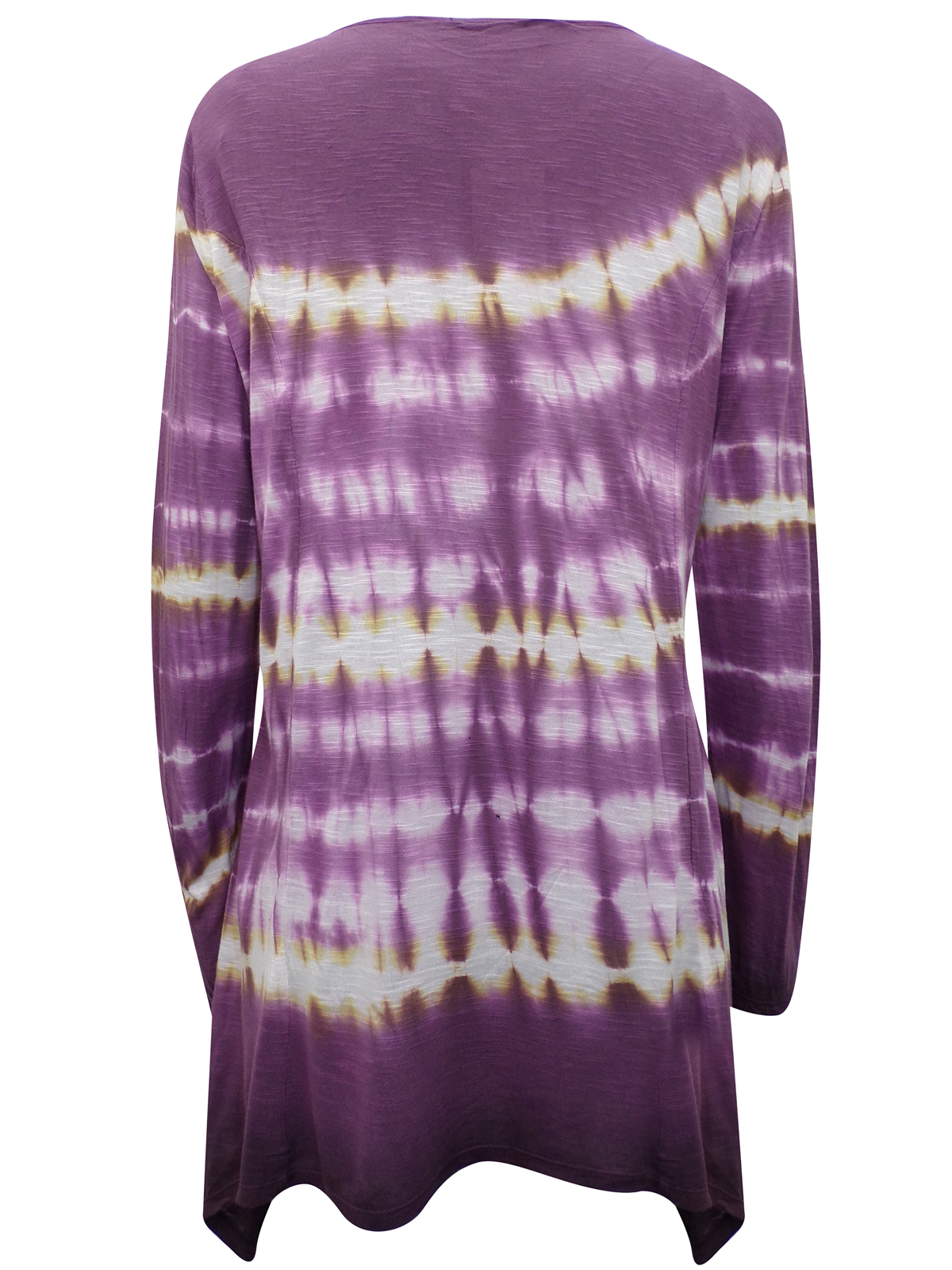 Gloria Vanderbilt LILAC Evy Tie Dye Sharkbite Top - Size Medium to 1X