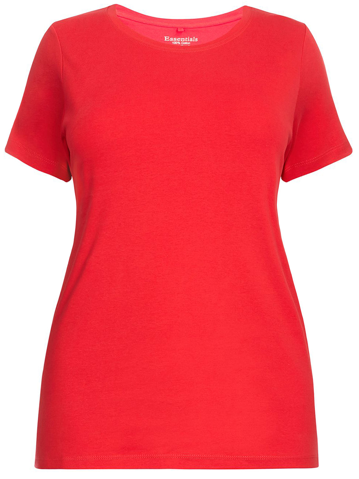 3vans RED Crew Neck T-Shirt - Plus Size 20 to 26/28