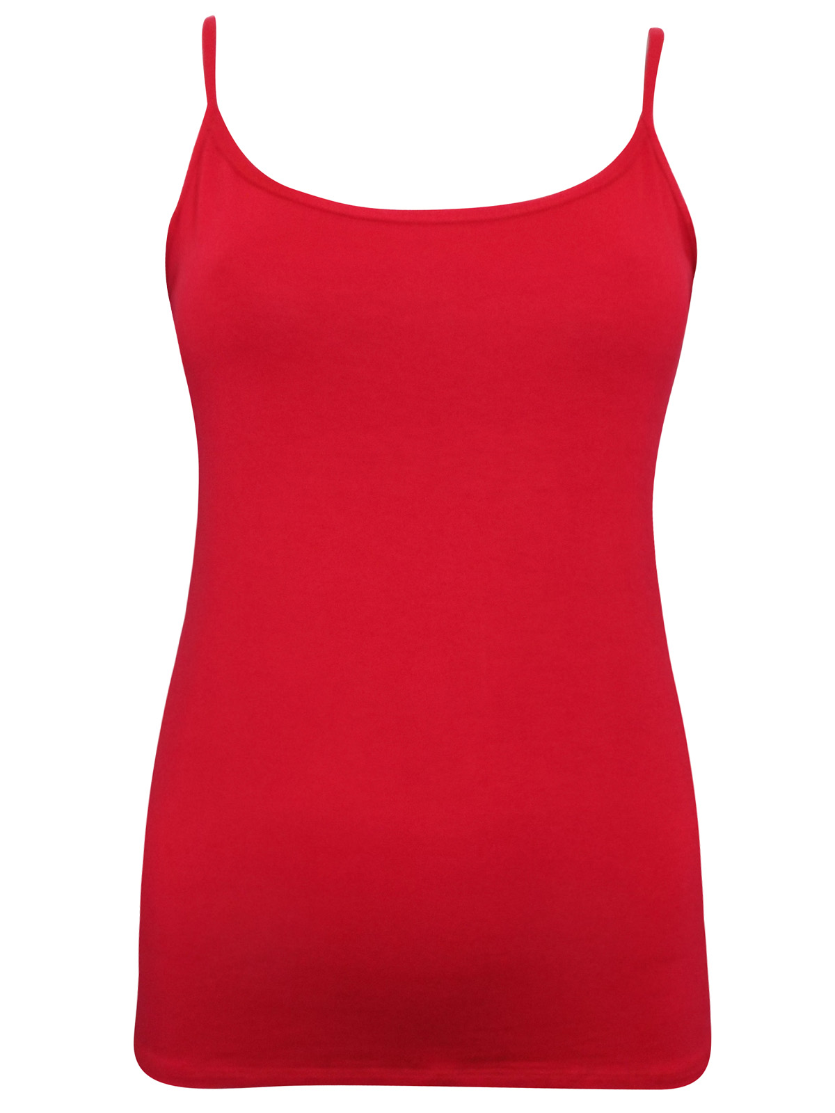 First Avenue RED Sleeveless Jersey Cami Top - Size 10 to 20