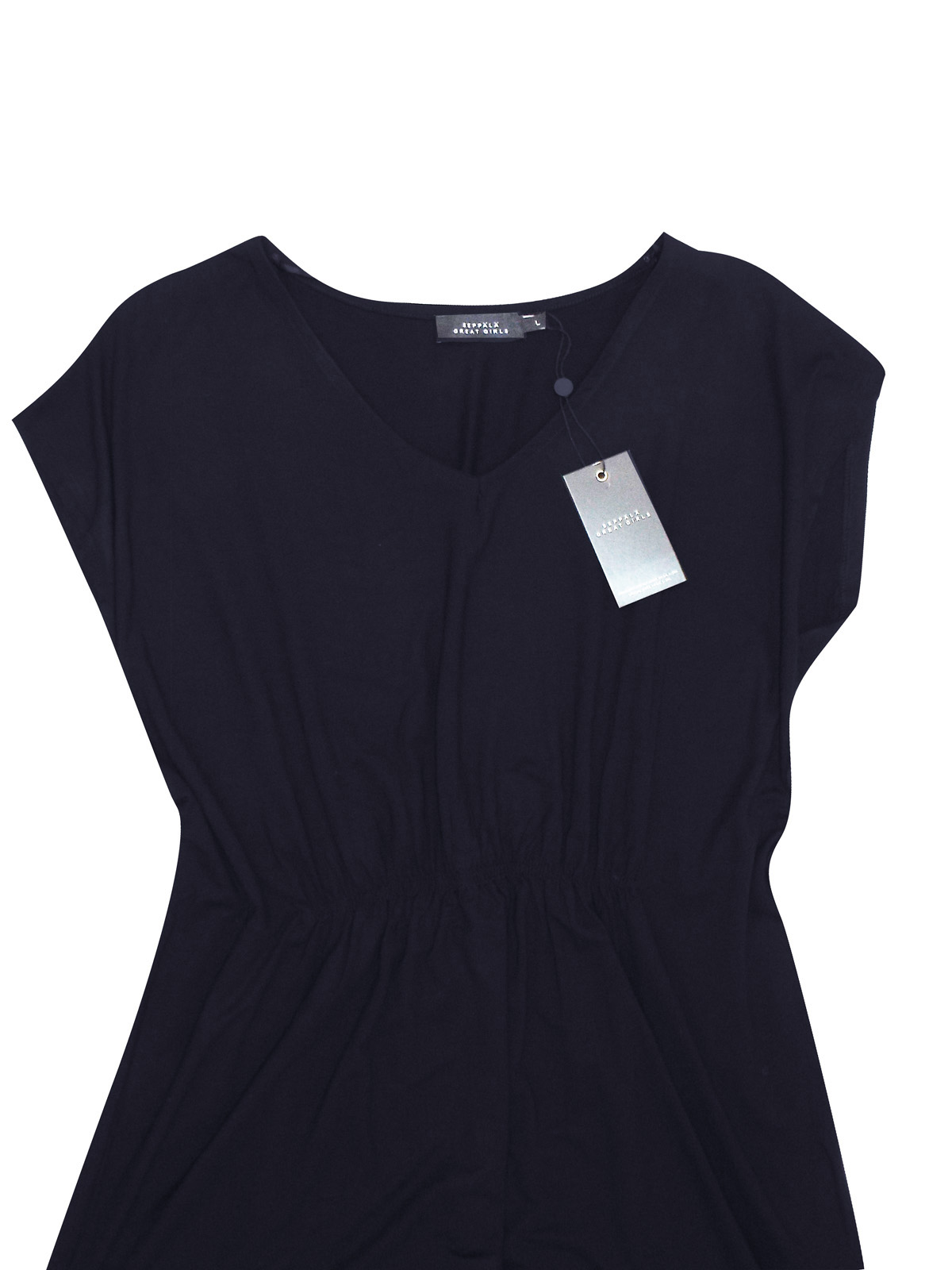 Seppala Woman - - Seppala BLACK Short Sleeve Jersey Tunic - Plus Size ...