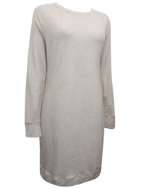 Natural Reflections OATMEAL Modal Blend Sweatshirt Tunic Dress - Size 6/8 to 18/20 (S to 1X) Natural Reflections OATMEAL Modal Blend Sweatshirt Tunic Dress - Size 6/8 to 18/20 (S to 1X)