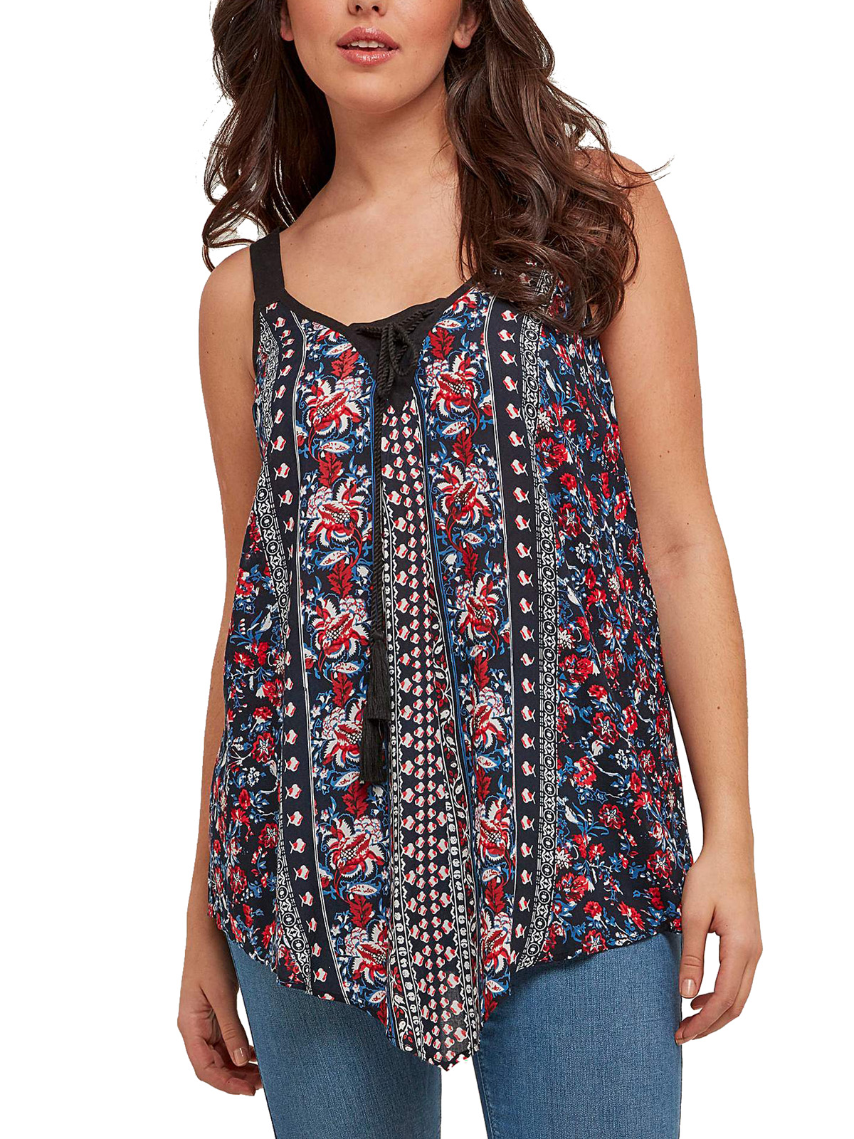 Joe Browns - - Joe Browns NAVY Floral Print Our Favorite Top - Plus ...