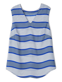 SimplyBe GREY Sleeveless Striped Top - Plus Size 14 to 26 SimplyBe GREY Sleeveless Striped Top - Plus Size 14 to 26