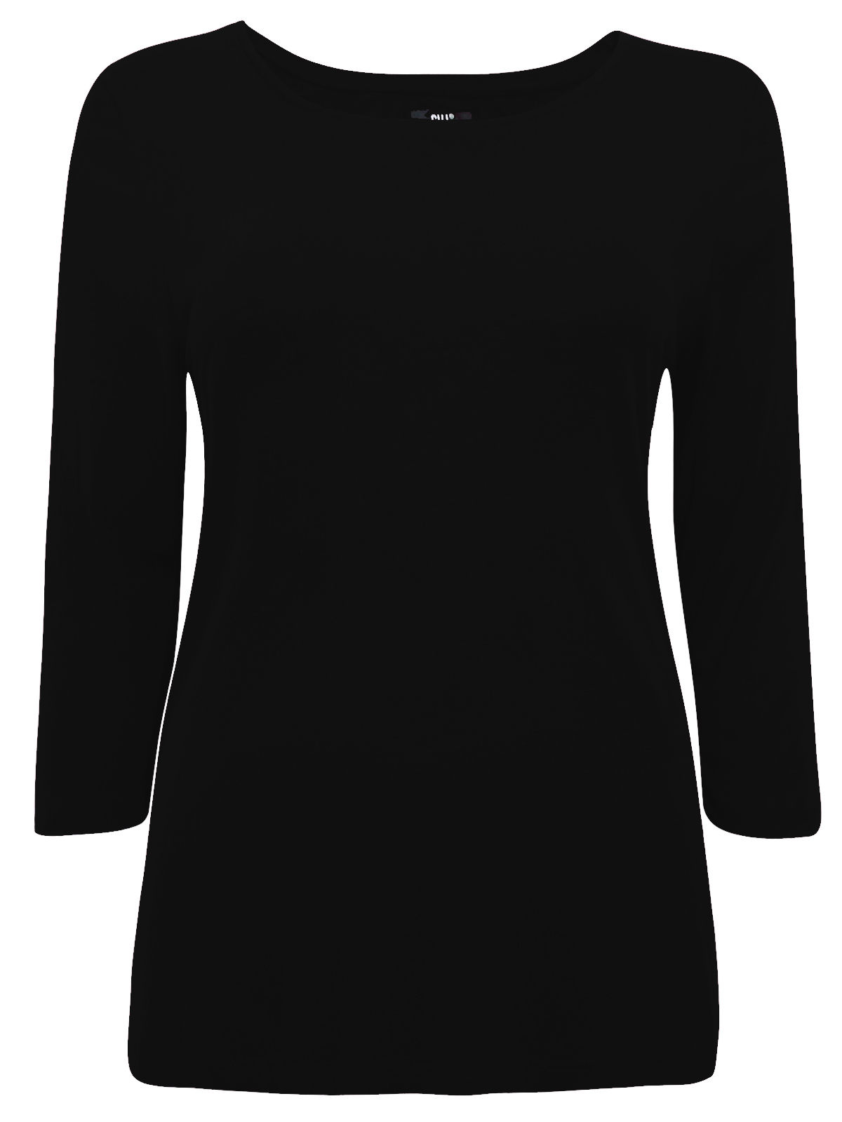 Gill - - Gill BLACK Scoop Neck 3/4 Sleeve Jersey Top - Size 10/12 to 22 ...