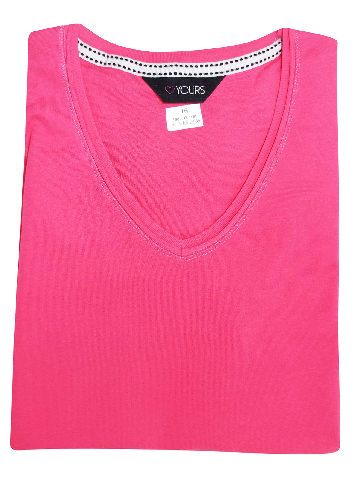 neon pink plus size shirt OFF53%