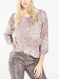 Heine PINK Printed Long Sleeve Blouson Hem Top - Size 8 to 22 (EU 34 to 48) Heine PINK Printed Long Sleeve Blouson Hem Top - Size 8 to 22 (EU 34 to 48)