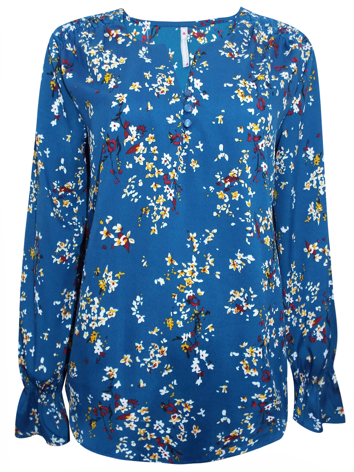 Blancheporte Ladies Clothing - - Blancheporte TEAL-BLUE Floral Print ...