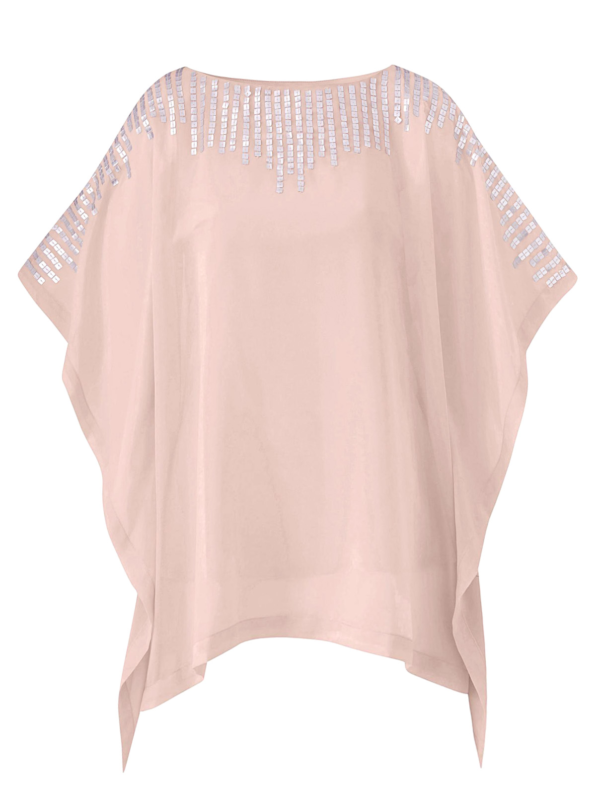 Together CREAMBLUSH Sequin Embellished Blouse Plus Size 12 to 32