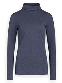 SEAS4LT DARK Night Organic Cotton Roll Neck Landing Top - Size 6 to 24 SEAS4LT DARK Night Organic Cotton Roll Neck Landing Top - Size 6 to 24