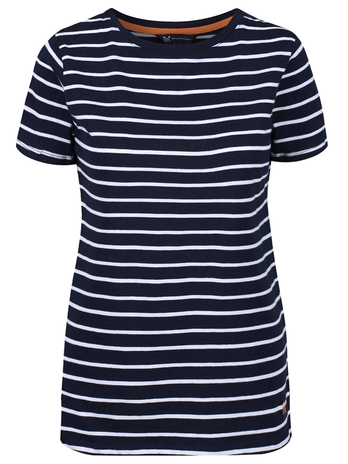 Crew Clothing - - Crew Clothing NAVY/WHITE Pure Cotton Striped Top ...