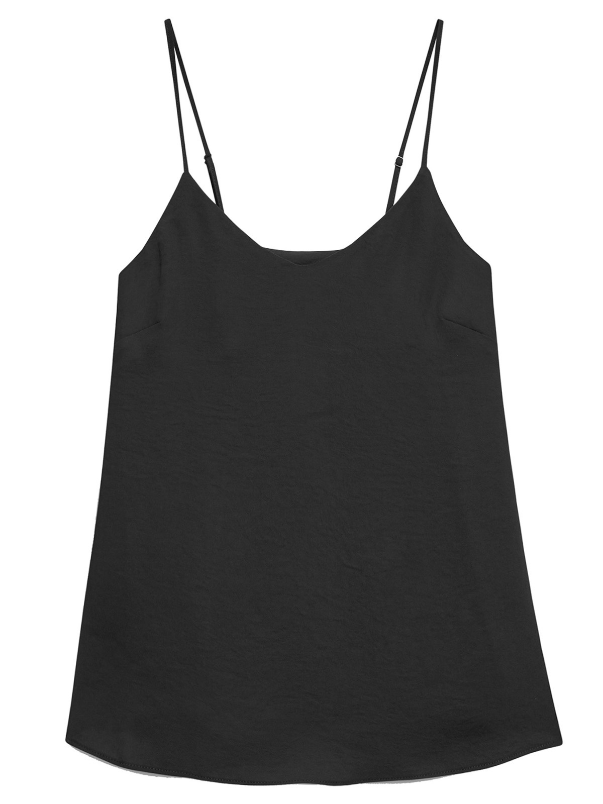BLACK Strappy Cami Top - Size 6 to 22