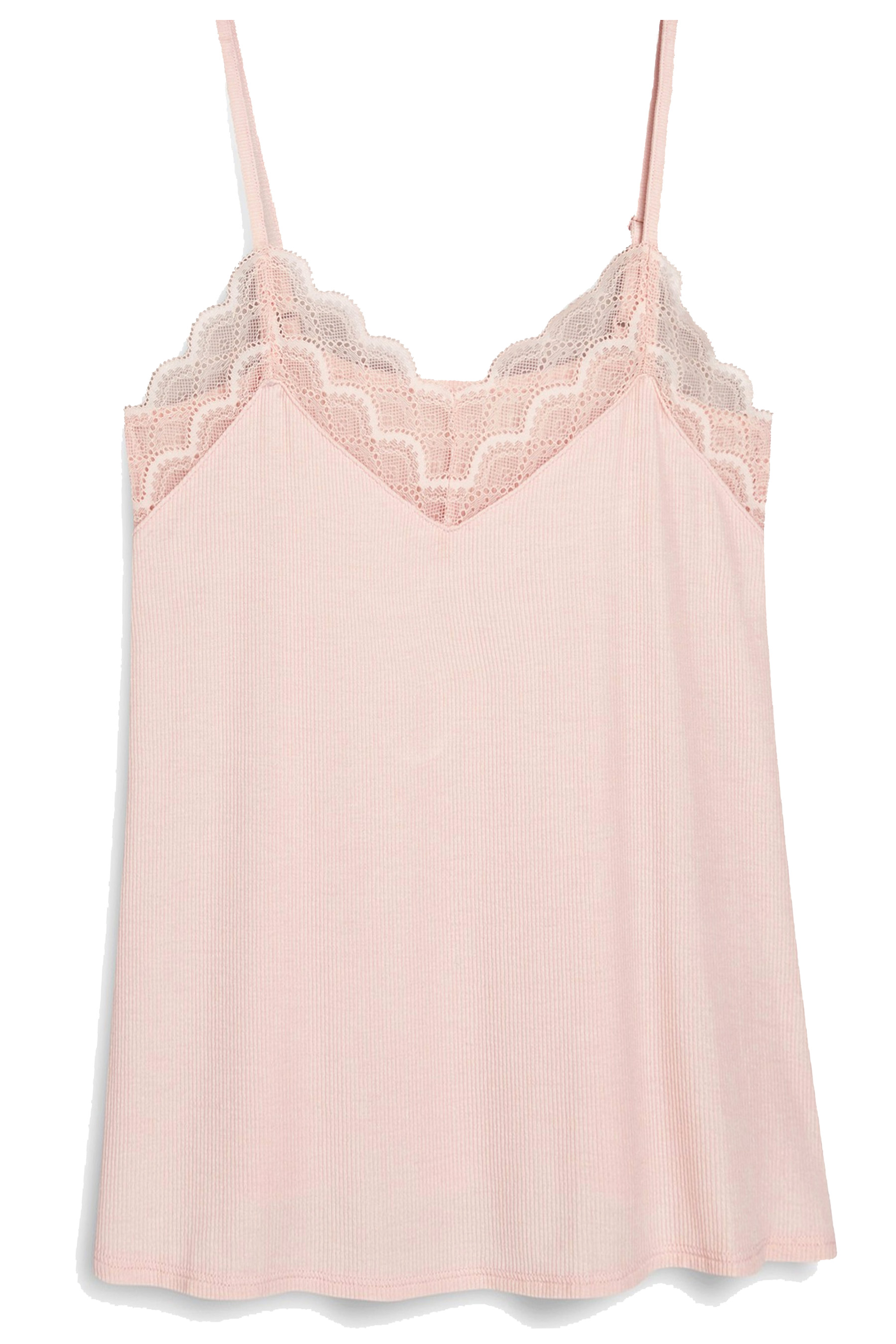 BLUSH Lace Trim Camisole - Size 8 to 12