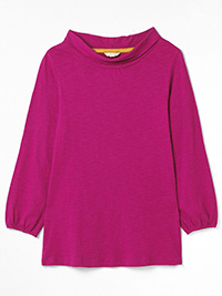 WS BAUBLE-PINK Brush Cotton Jersey Top - Size 8 to 18