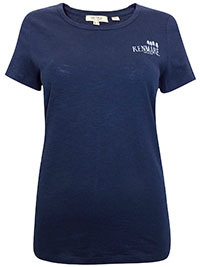 Fat Face NAVY Pure Cotton 'Kenmare' Top - Size 6 to 16