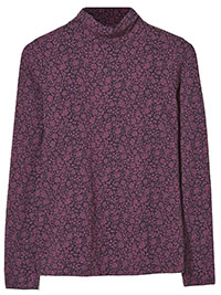 FatFace PLUM Selina Berry Floral Top - Size 12 to 18