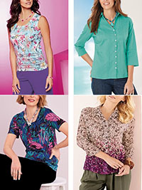 L.E. ASSORTED Tops & Blouses - Plus Size 22 to 26