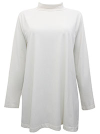 J.Jill IVORY Modal Blend Turtle Neck Top - 4/6 to 28/30 (XS to 4X)