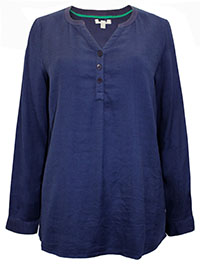 WS NAVY Cotton Blend Amber Tunic - Size 10 to 16