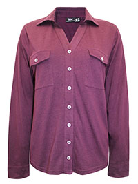 PLUM Long Sleeve Pocket Jersey Shirt - Size 10/12 to 34/36 (S to 4XL)