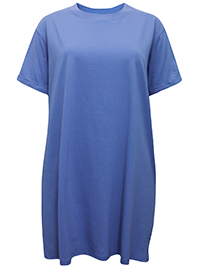 BLUE Pure Cotton Short Sleeve T-Shirt - Size 12