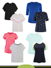 ASSORTED Short Sleeve T-Shirts & Sport Tops - Size 6 to 18