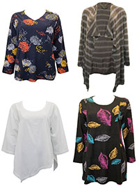 ASSORTED Boutique Stock Tops, Tunics & Cardigans - Size 10 to 16