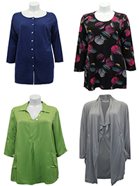ASSORTED Boutique Stock Tops, Tunics & Cardigans - Plus Size 14 to 18