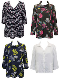 ASSORTED Boutique Stock Tops, Tunics & Jackets - Plus Size 14 to 18