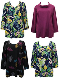 ASSORTED Boutique Stock 3Q & Long Sleeve Tops - Plus Size 14 to 18