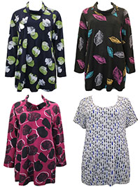 ASSORTED Boutique Stock Short & Long Sleeve Tops - Plus Size 14 to 18