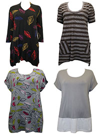 ASSORTED Boutique Stock Short & 3Q Sleeve Tops - Size 8/10 to 12/14 (XS/S to M/L)
