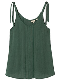 FF BAY-LEAF Tie Detail Strap SALLY Cami Top - Size 10 to 16