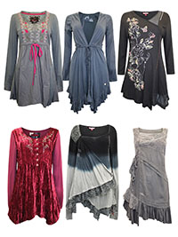 JB ASSORTED Printed, Embellished Tunics - Size 10 to 18