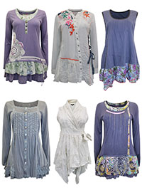 JB ASSORTED Printed, Embellished Tunics - Size 10 to 14
