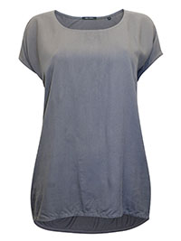 MoP SLATE Pure Cotton Jersey Back Top - Size 6 to 16 (XXS to XL)