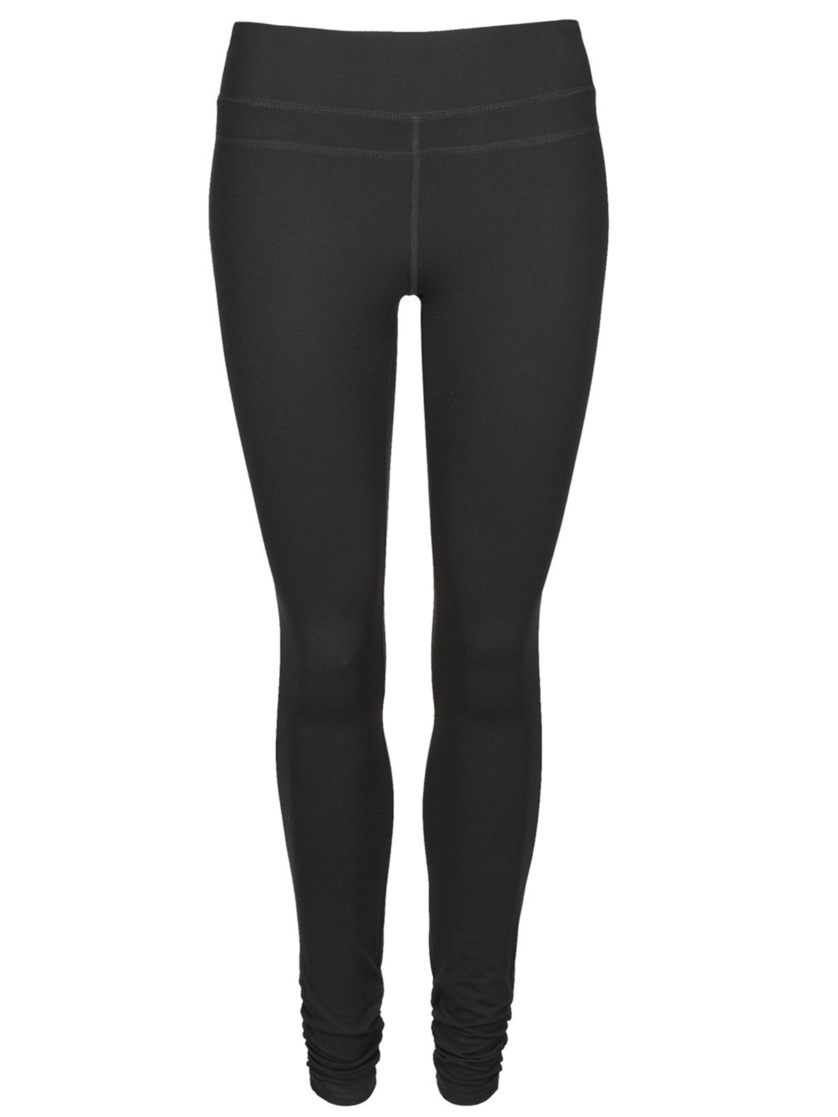 Marks and Spencer - - M&5 BLACK Ruched Hem Full Length Leggings - Size ...