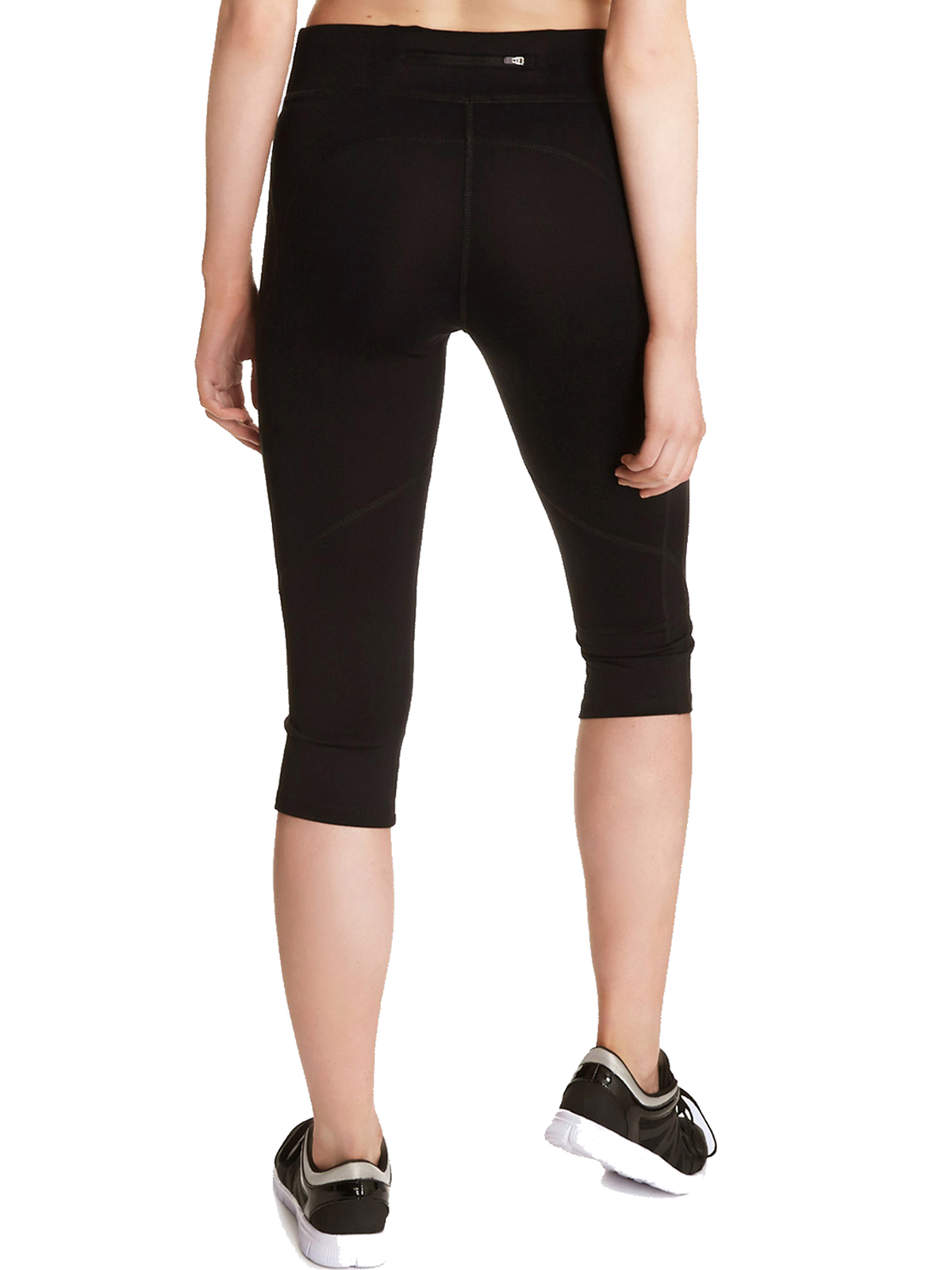 Dunn3s BLACK Pull On Cropped Sports Leggings - Size Small to Large