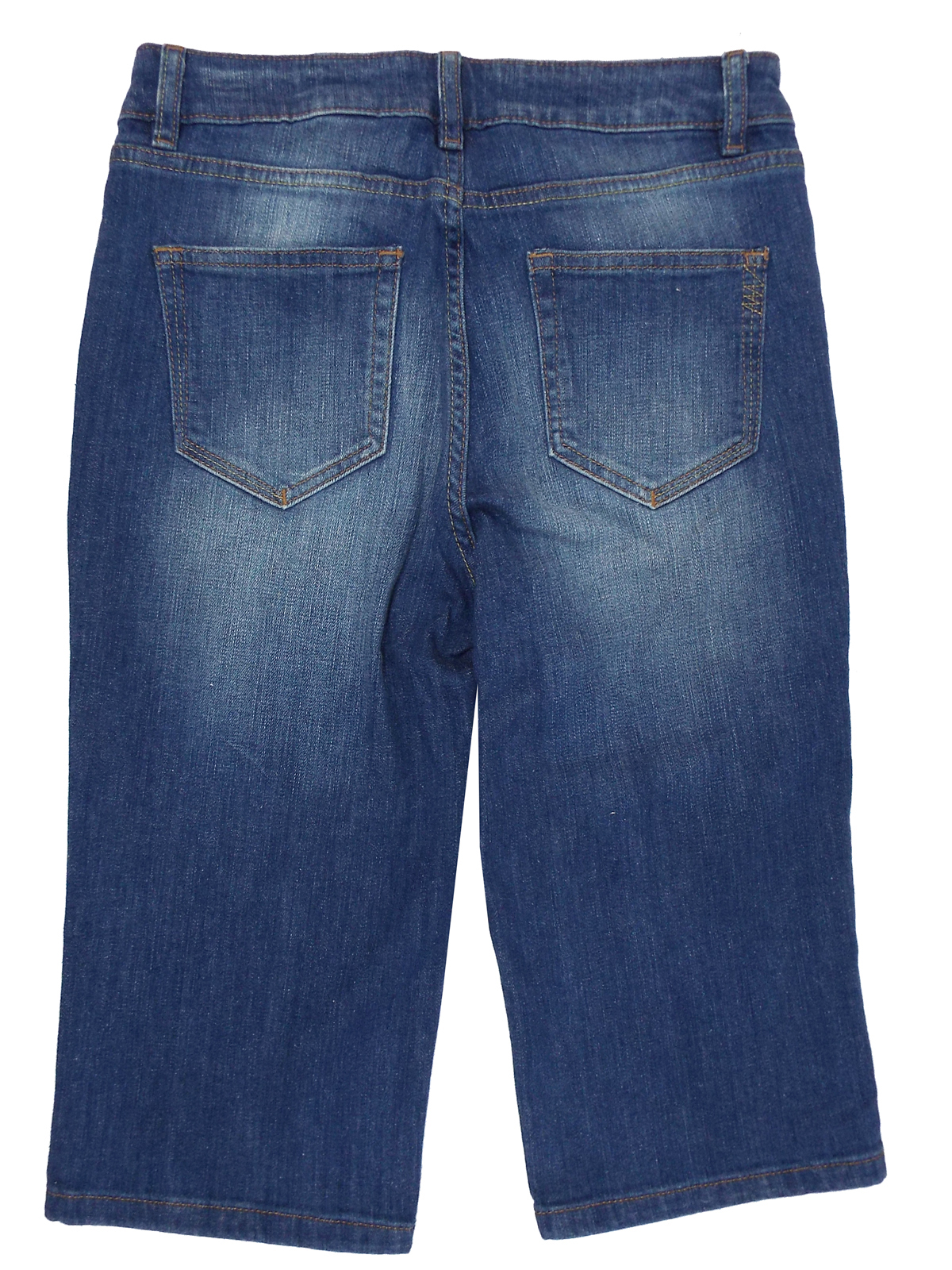 N3XT MID-BLUE Cotton Rich Denim Knee Shorts - Size 6 to 22