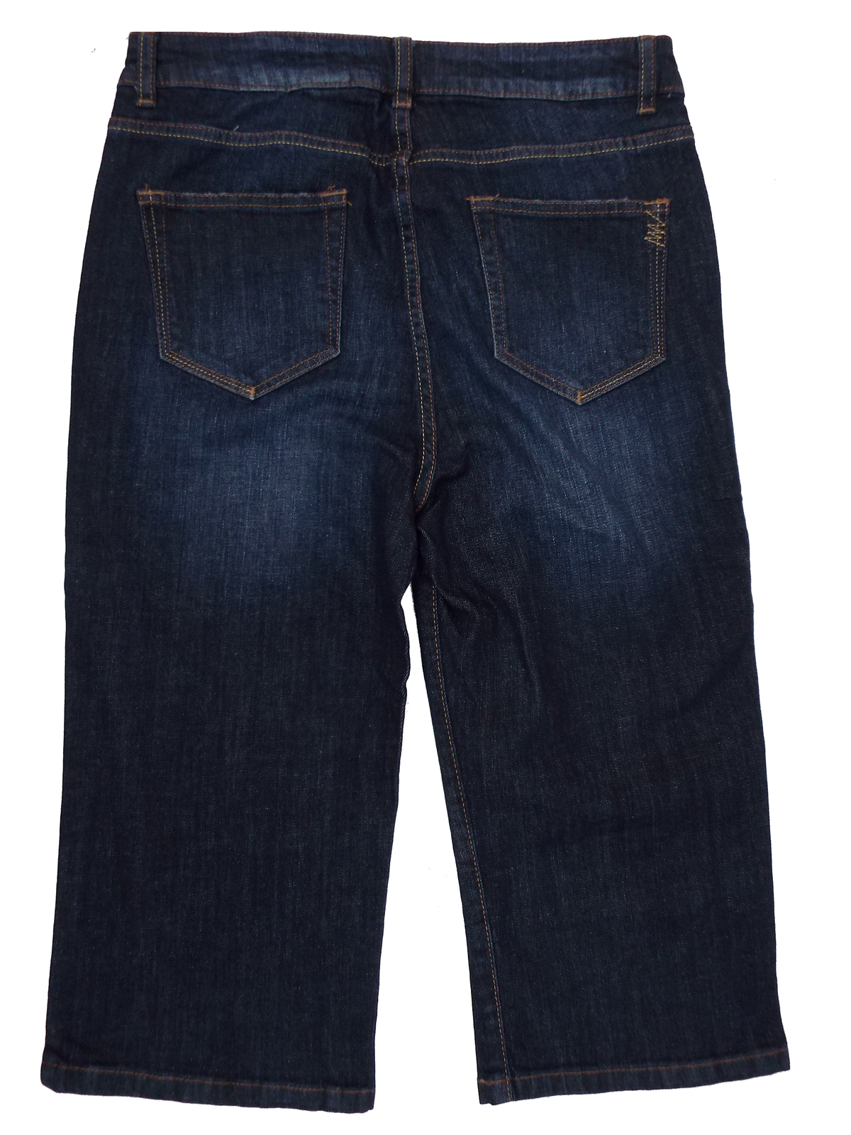 N3XT DARK-BLUE Cotton Rich Denim Knee Shorts - Size 10 to 20