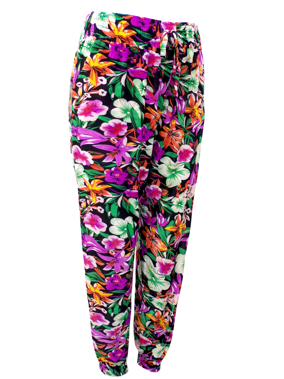 Luxestar - - Luxestar MULTI Pull On Printed Harem Trousers - Size 12/14 ...