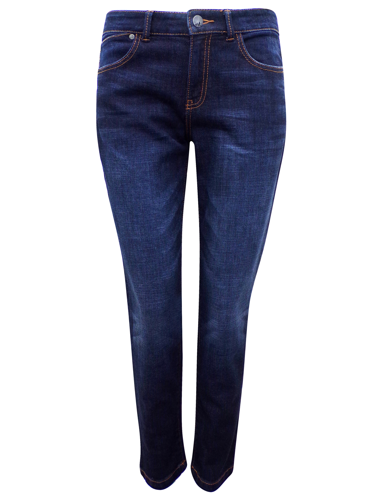 Marks and Spencer - - M&5 INDIGO Straight Leg Denim Jeans - Size 6 to 20