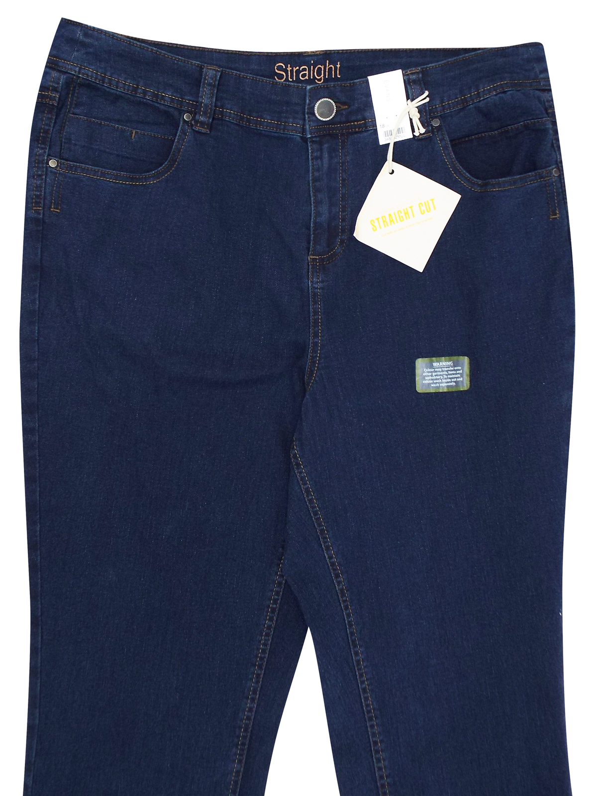 DENIM Cotton Rich Straight Fit 5Pocket Denim Jeans Plus Size 18 to 32