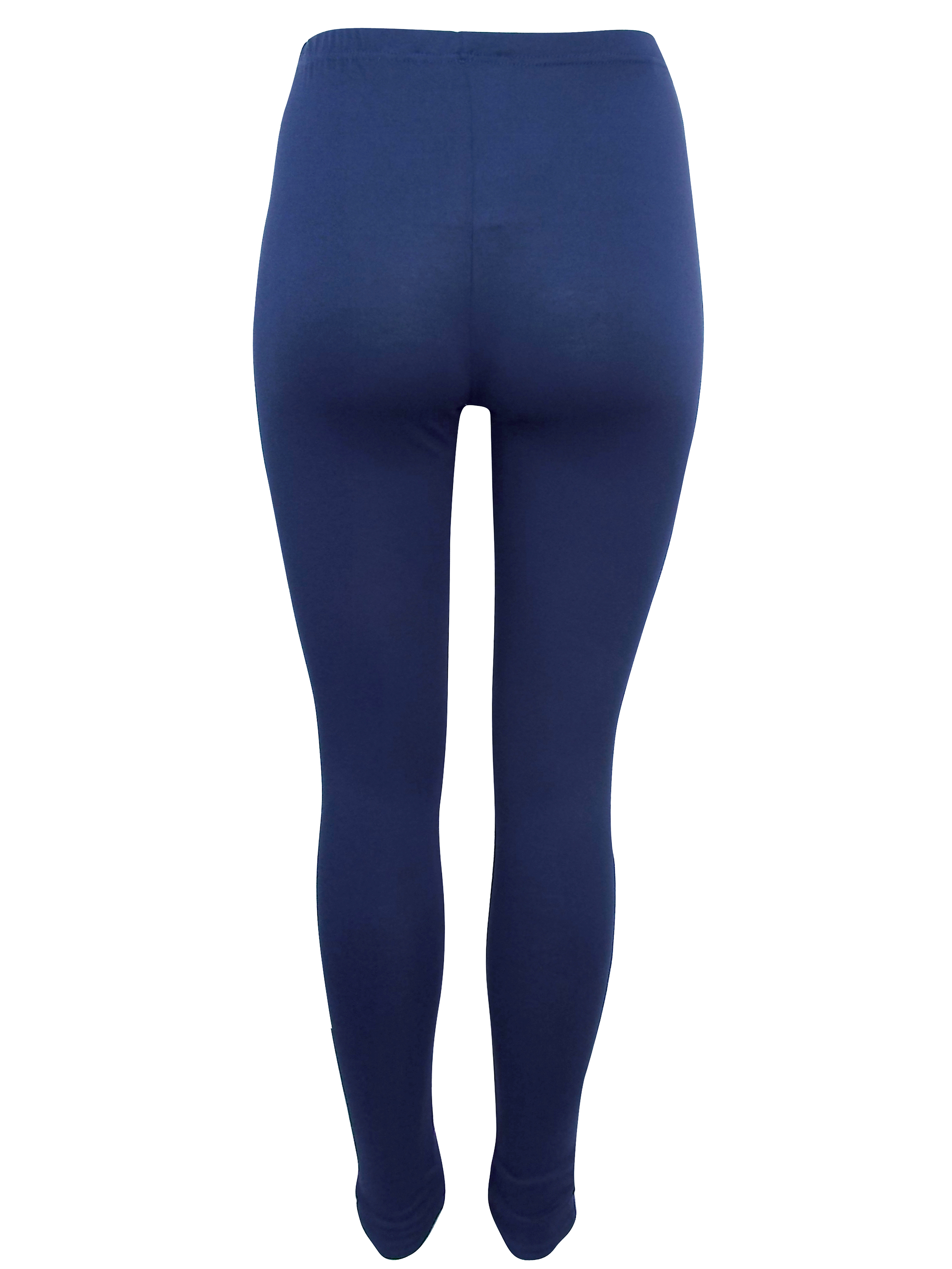 //text.. - - NAVY Full Length Jersey Leggings - Size 10 to 20