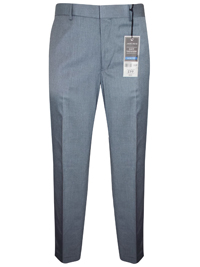 Mens Jack Reid GREY Slim Fit Flat Front Trousers - Waist Size 36 to 44 (Short-Regular-Long)